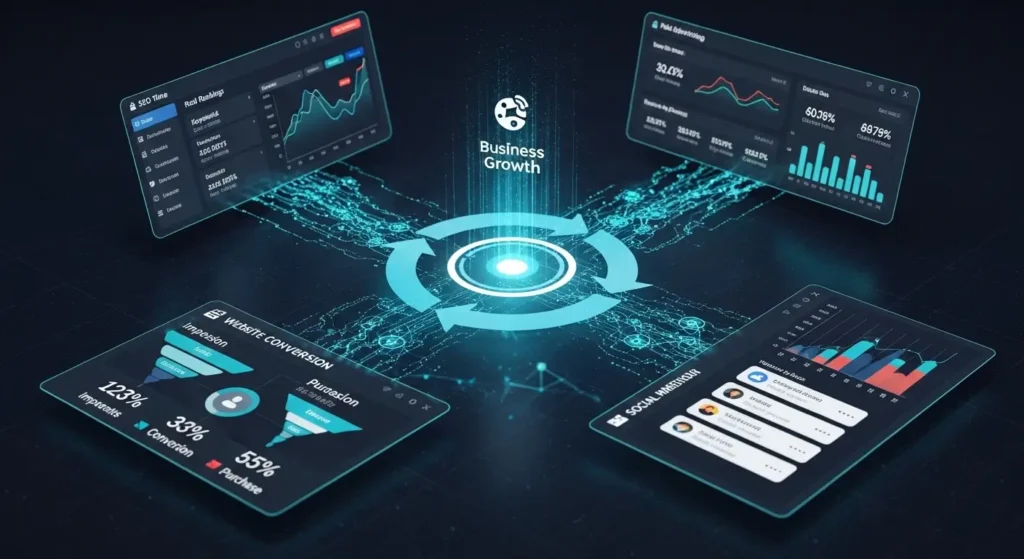 Digital Marketing Agency in Beaconsfield Sydney providing integrated SEO, ads and social media strategies