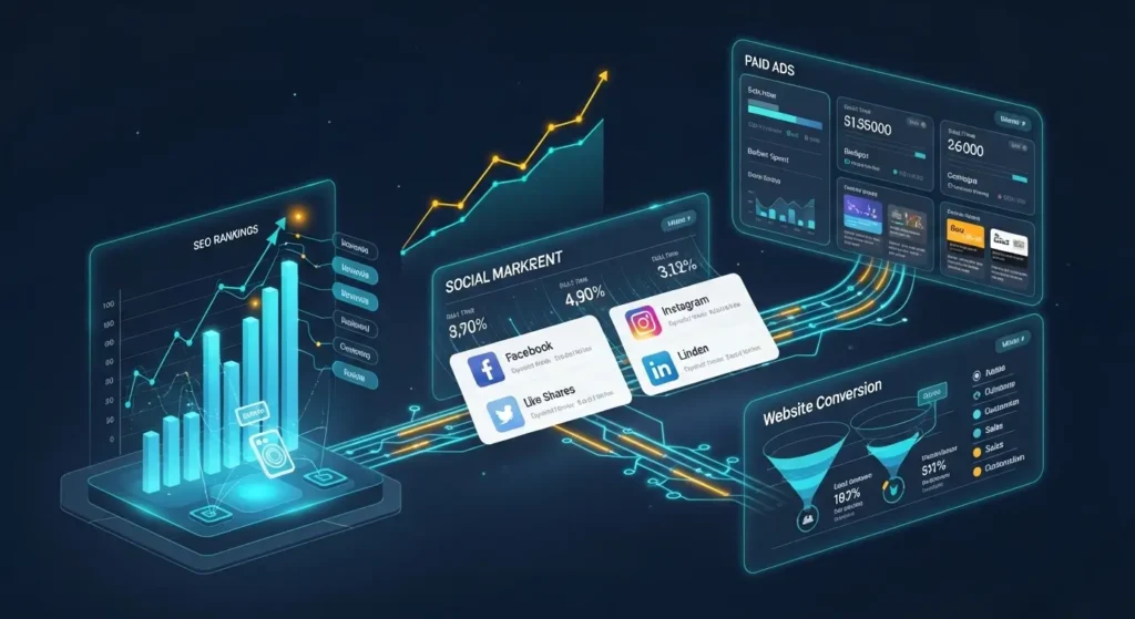 Digital Marketing Agency in Bickley Vale Sydney delivering integrated SEO, ads and social media strategies