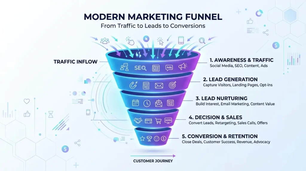 customer journey funnel digital marketing agency in Bexley Sydney