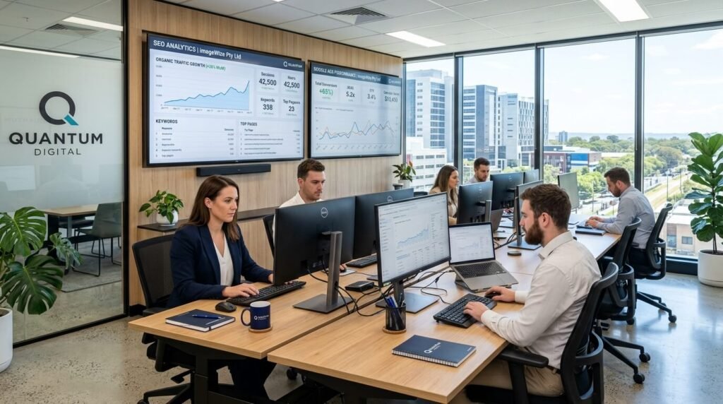SEO strategist analysing digital marketing growth for businesses in Westmead Sydney
