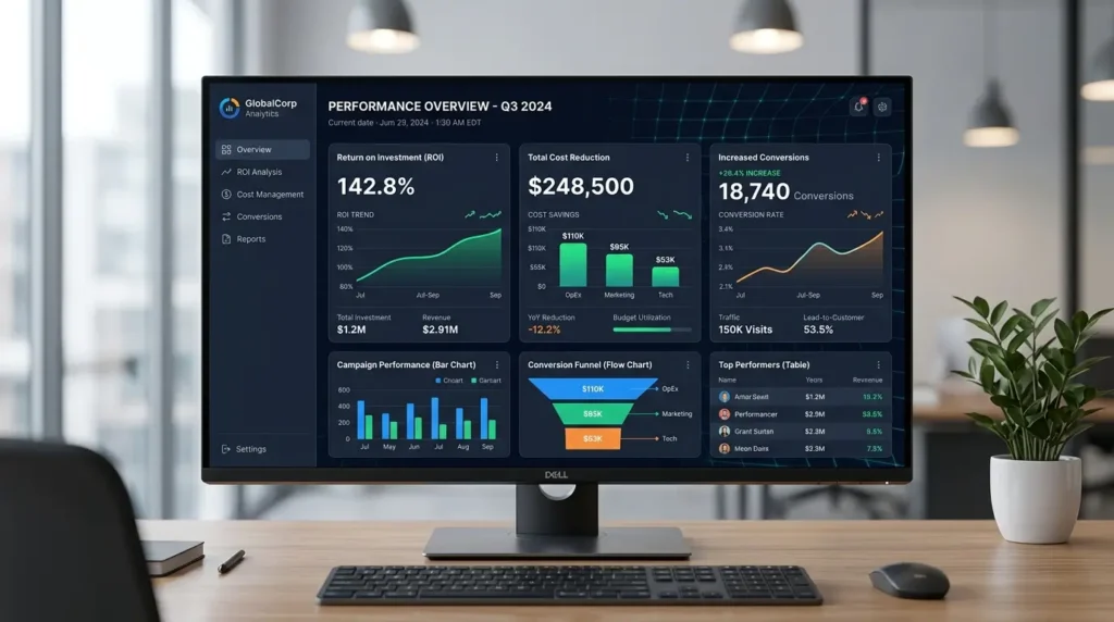 Digital Marketing Agency in Busby ROI and lead generation
