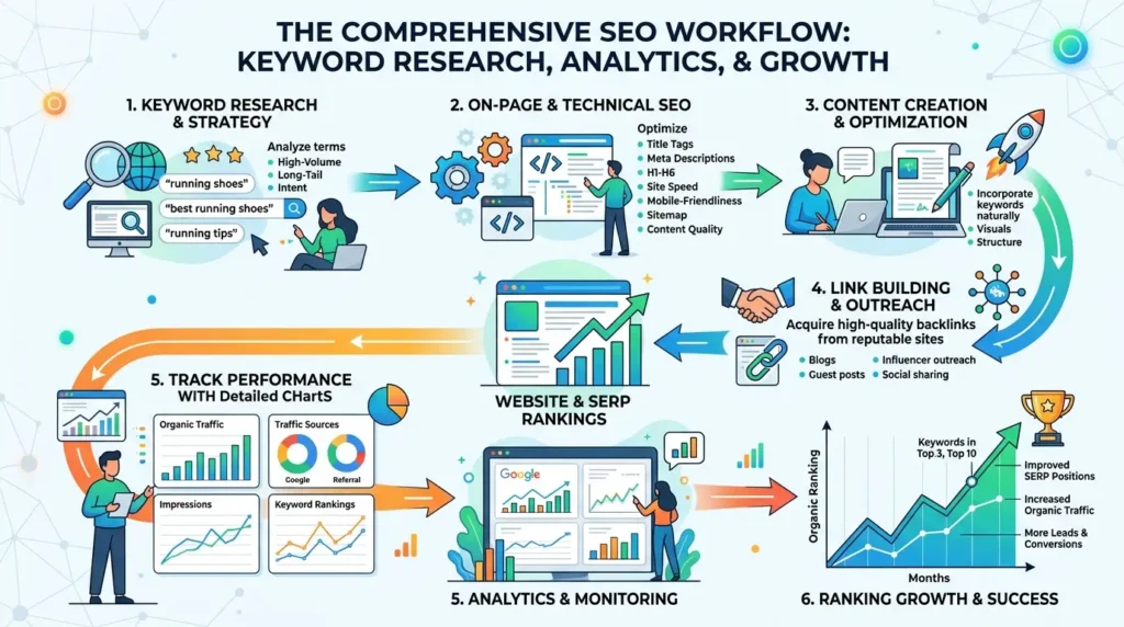 SEO optimization process Belmore Sydney business growth