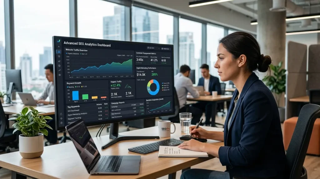 SEO analytics dashboard for businesses in Neutral Bay Sydney