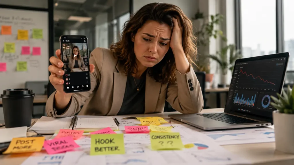 Common Instagram Reels mistakes leading to poor business results.
