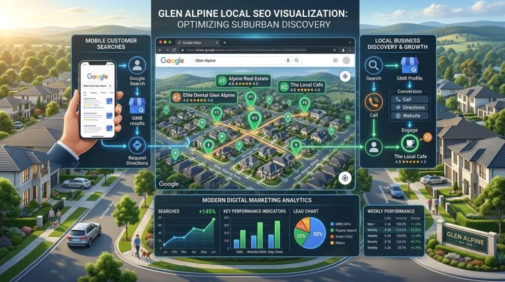 Google Maps optimisation and local SEO strategy for Glen Alpine businesses