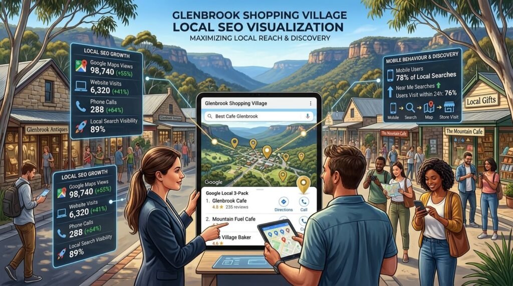Google Maps optimisation and local SEO strategy for Glenbrook businesses
