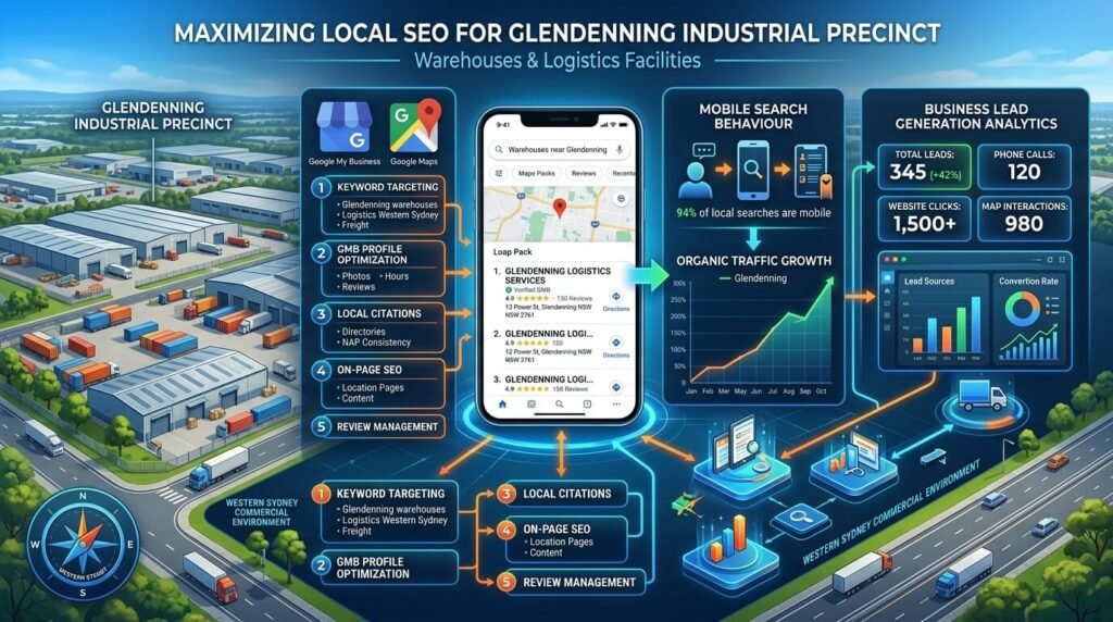 Google Maps optimisation and local SEO services for Glendenning businesses