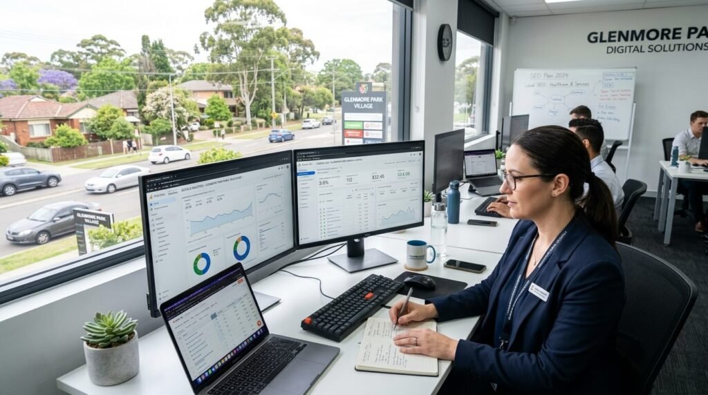 SEO consultant helping Glenmore Park businesses improve search rankings and online visibility